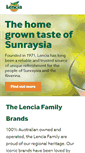 Mobile Screenshot of lencia.com.au