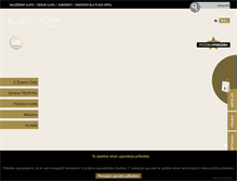 Tablet Screenshot of lencia.si